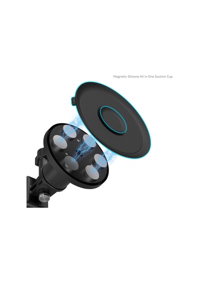 Smallrig 4347 Vantuz Montaj Desteği Aksiyon Kameraları İçin Siyah