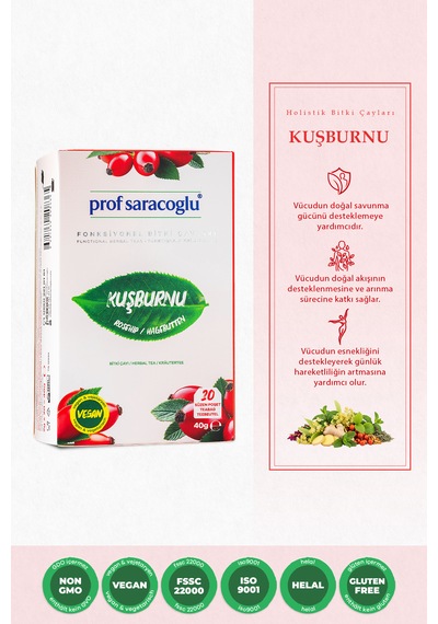 Kuşburnu Bitki Çayı 20'li