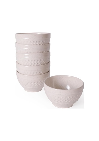 Reaktif Krem Rice Kase 11 Cm 6 Adet Q59 Çok renkli