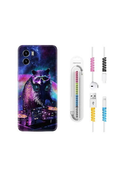 Vivo Y15S Kılıf Kablo Koruyuculu Dj 1821