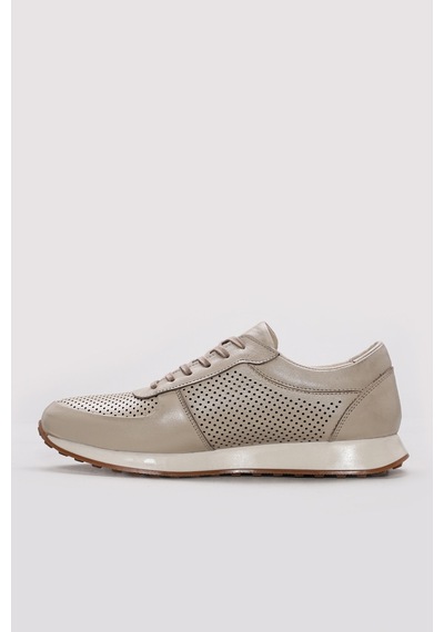 Fast Step Hakiki Deri Erkek Casual Ayakkabı 951ma557 Bej
