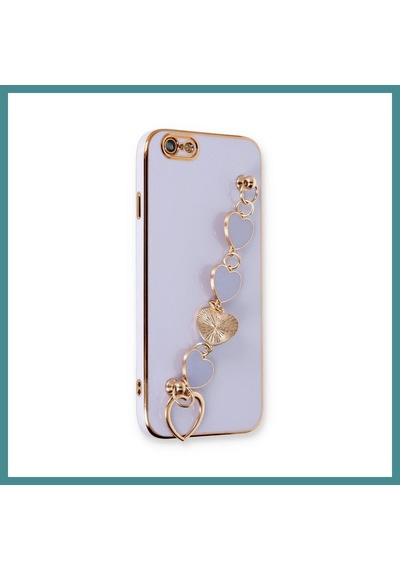 Trendexa İphone 6 Kılıf Esila Silikon - Lila Mac