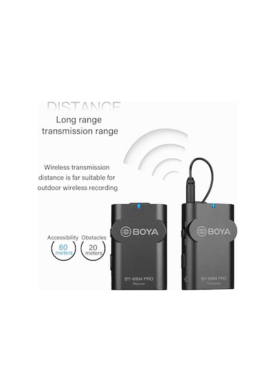 Boya By-wm4 Pro-k1 Kablosuz Yaka Mikrofonu