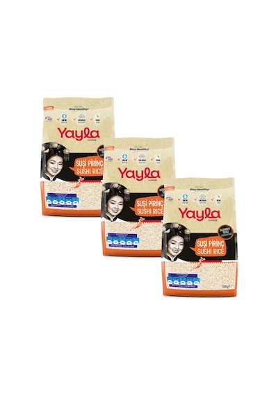 Yayla Gurme Sushi Pirinç 500 Gr X 3 Adet