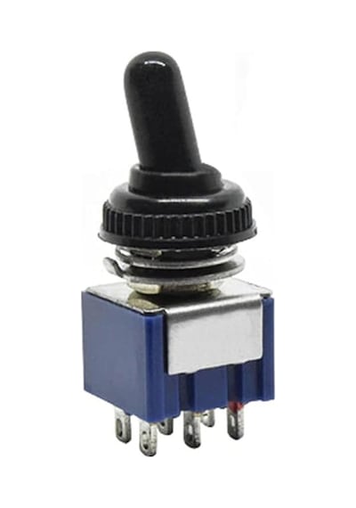Alkatronik Mts-203 Mini Toggle Çift Anahtar 3a 250v On/off/on 6 Pin 3 Pozisyon
