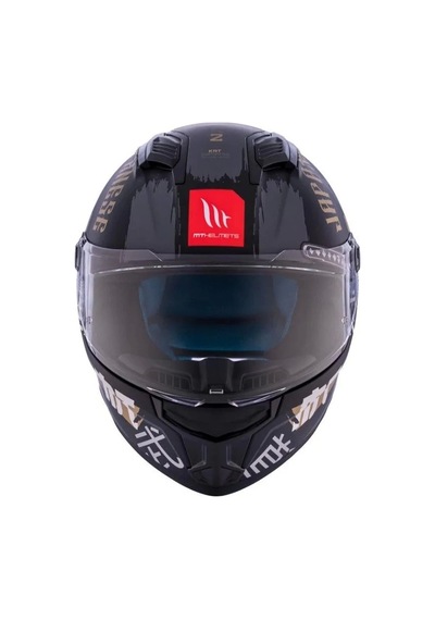Mt Helmets Stınger 2 Krt B9 Motosiklet Kaskı Mat Siyah