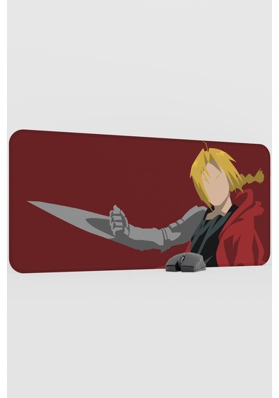 Fullmetal Alchemist Anime V3 - 90x40 Xxl Gaming Kauçuk Kaymaz Taban Mouse Pad Fare Altlığı