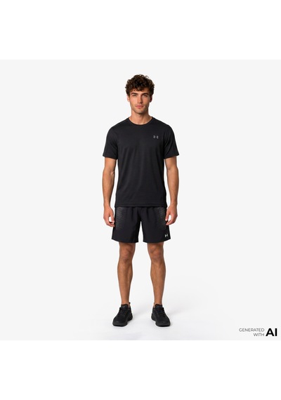 Under Armour Tech Play Erkek Siyah Antrenman Şortu 6009832