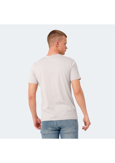 Slazenger VESELA Erkek Cepli Taş Gri Tişört