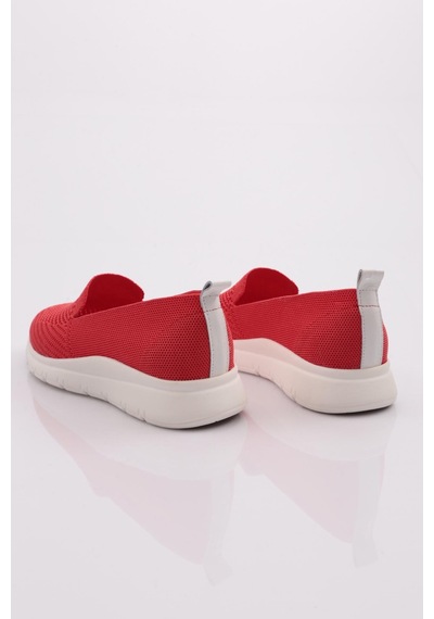 Dgn 584 Kadin Örgülü Comfort Babet 584-2183-R2039 Narçiçeği