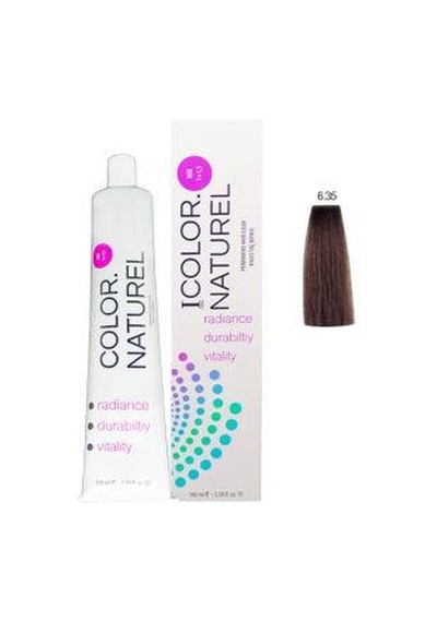 Color Naturel Kalıcı Saç Boyası 100 Ml 6.35 Altın Akaju