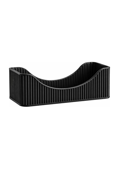 Şık Siyah Kartvizitlik 3d Baskı Masaüstü Kartvizit Tutucu Organizer Ofis & Masa Düzenleyici