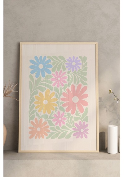 Ahşap Çerçeveli Mdf Tablo Seti Salon Ve Oturma Odası Için Çt3096 32 X 42