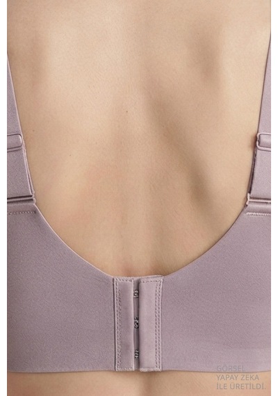 Cottonill Seamless Bra - Seravia Lazer Kesim Dantelli Minimizer Kadın Sütyen 3'lü Paket Çok Renkli