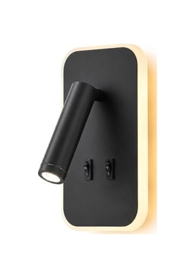 Siyah Led Duvar Apliği, 13w Gün Işığı Aydınlatma İle Modern Tasarım 10 Parça Siyah