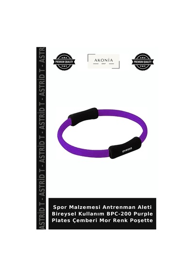 Spor Malzemesi Antrenman Aleti Bireysel Kullanım Bpc-200 Purple Plates Çemberi Mor Renk Poşette