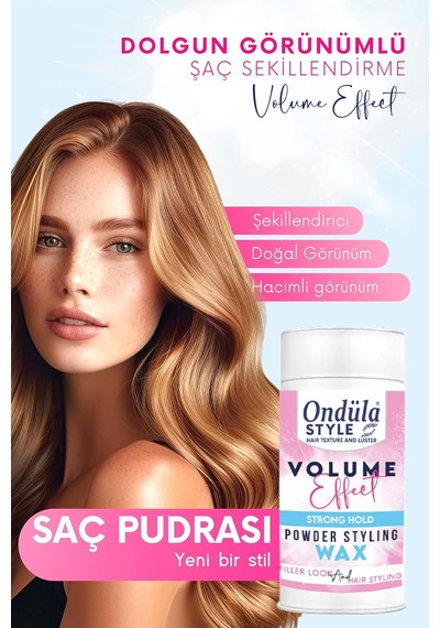 Ayrex Powder Wax Volume Effect / Şekillendirici Toz Wax / Güçlü Tutuş 20gr