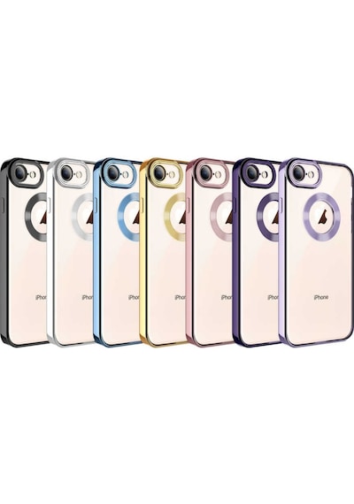 Apple Uyumlu iPhone 8 Kilif Kamera Korumali Logo Gösteren Zore Omega Ka 563354781