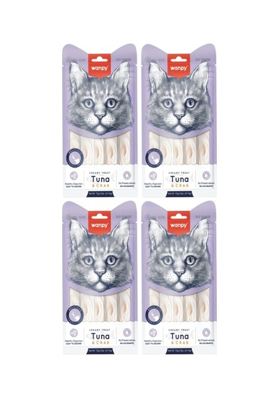 Wanpy Kedi Krema Ton Yengeç X 4 Paket