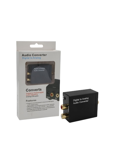 Fully G-538nd Optik/koaksiyel Dijital Ses - Analog Rca Çevirici