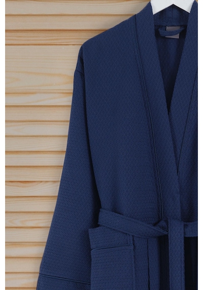 Varol Dama Serisi Kimono Yaka Pike Bornoz Sabahlık Pudra-l/xl Pudra