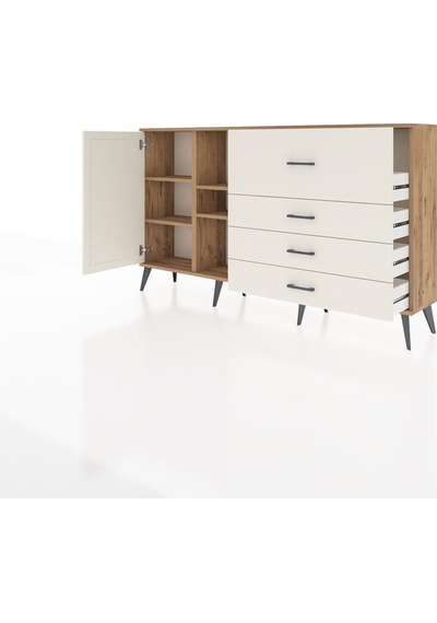Arges Konsol 4 Raflı 4 Çekmeceli Tek Kapaklı 176x30x99 Çam-aytaşı Aytası - Atlas Çam Arges Konsol 4 Raflı 4 Çekmeceli Tek Kapaklı 176x30x99 Çam-aytaşı Aytası - Atlas Çam
