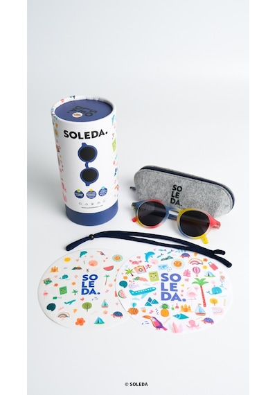 Soleda 3-6 Yaş Çocuk Güneş Gözlüğü - Rainbow