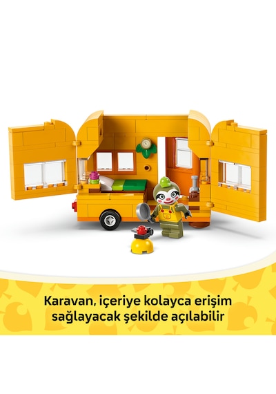 LEGO® Animal Crossing™ Leif Karavan ve Bahçe Dükkanı 77054 - 7 Yaş ve Üzeri Çocuklar için Yaratıcı Oyuncak Yapım Seti (263 Parça)