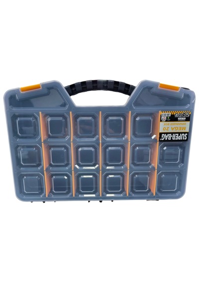 Super Bag Mega 20 Bölmeli Organizer Kutu 20 Bölmeli