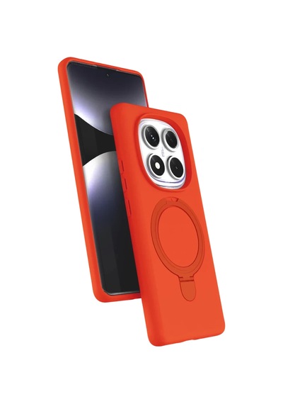 Redmi Note 14 Pro 4g Regal Magsafe Standlı Kapak - Turuncu