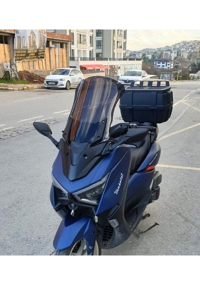 Motocam Musatti Glamaro Max 125 Ön Cam 2023-2026 Model 50cm Siyah Renkli 4mm Uzun