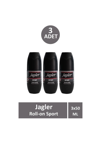 Jagler Sport Erkek Roll-on 50 Ml 3 Adet
