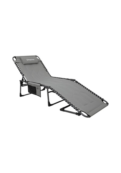 Kingcamp Magnolia B20 Premium 7 Kademeli Katlanır Dolgulu Şezlong Grey Gri