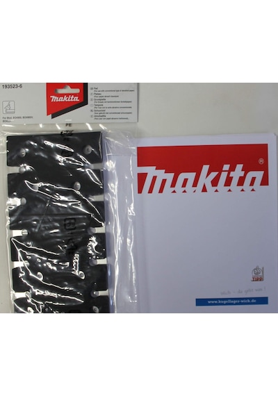 Makita 193523-6 Titreşim Zımpara Için Lastik Taban