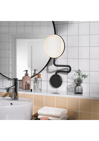 Ikea Ekfänn Aydınlatmalı Makyaj Aynası 20 Cm Siyah