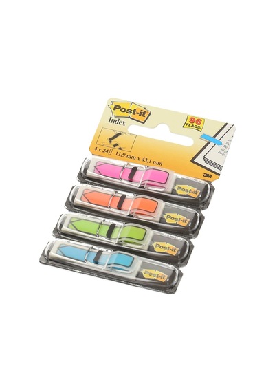 3M Post-It 683-4 Yapışkanlı Film Index Siyah Dispenserli