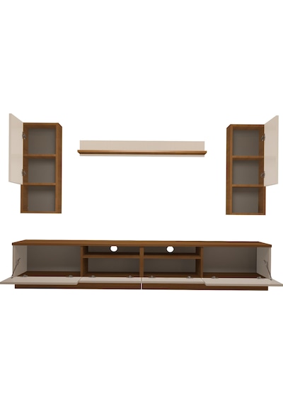 Decoraktiv Trendstyle 5220das Mdf Tv Ünitesi Tv Sehpası - Ceviz Beyaz Ahşap - Beyaz Decoraktiv Trendstyle 5220das Mdf Tv Ünitesi Tv Sehpası - Ceviz Beyaz Ahşap - Beyaz
