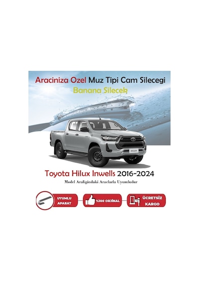 Toyota Hilux Muz Silecek Takımı 2016-2024