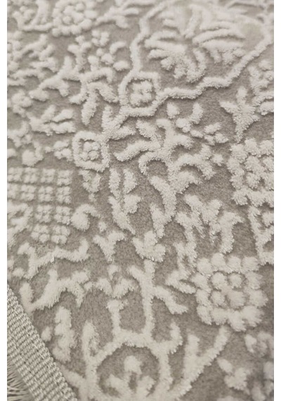 Alya Modern Tasarım Makine Oval Halı 29459 Kemik