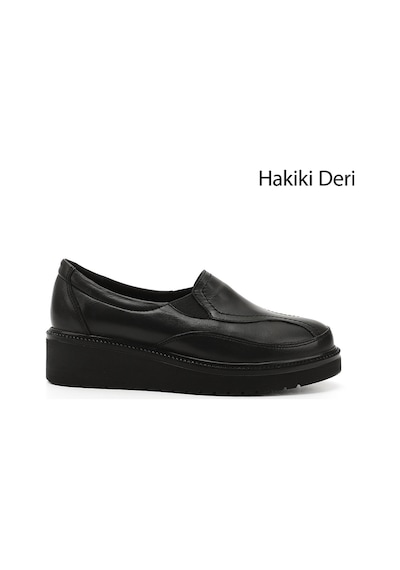Gönderi(R) Gönderi R Kadın Siyah Dolgu Taban Hakiki Deri Ayakkabı Gdza13424294 Siyah