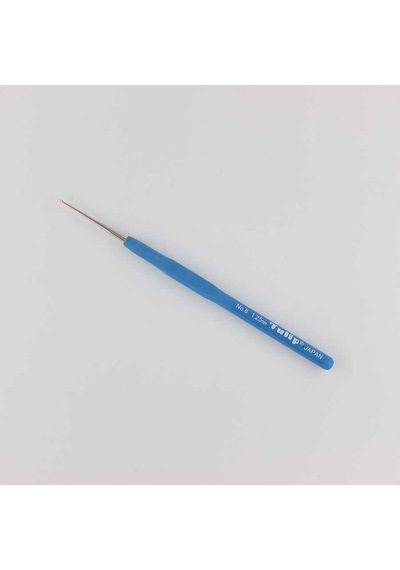 Abarta Tulip Silikon Elastik Saplı Dantel Tığ No:8 & 1.25mm Mavi No 8 - 1,25 Mm