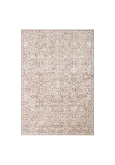 Eko Halı Mahal Mood 07 Beige Polyester Akrilik Klasik Desenli Premium Salon Halısı Bej