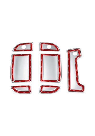 Vw T4 Multivan Krom Kapı Kolu 1998-2003 7prç Paslanmaz Çelik Vwt4mltvkkt0000001