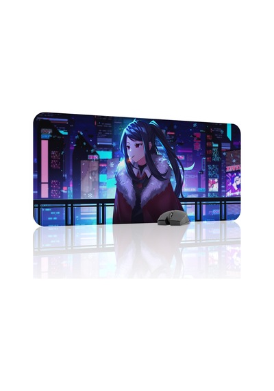 Va-11 Hall-a Kaymaz Dikişli Kauçuk Oyuncu Mousepad V2 - 90x40 Xxl Gaming Mouse Pad Fare Altlığı
