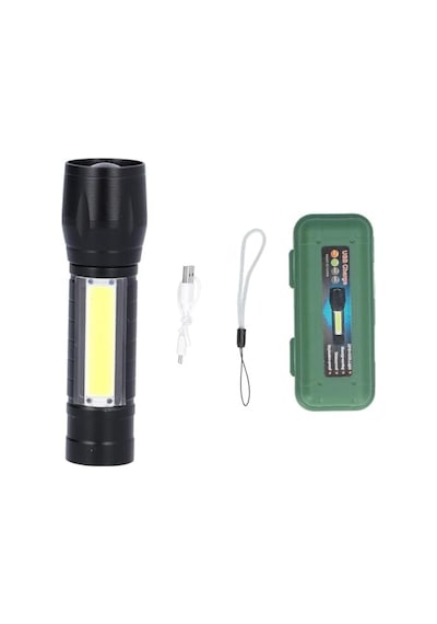 Taktikal Led Usb Şarjlı Ultra Güçlü Mini Boy El Feneri Enerji Sınıfı A++
