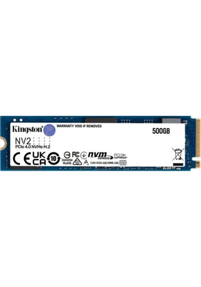 Kıngston Snv2s/500g, Nv2, 500gb, 3500/2100, Nvme Pcıe M.2, Ssd
