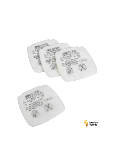3M D7935 P3 Secure Click Toz Filtresi (1 Çift)
