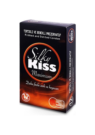 Silky Kiss Maximum 12'li Tırtıklı Prezervatif 5 Adet