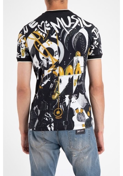 Dolce & Gabbana Dolce&Gabbana Dancing in Palermo T-shirt G8HA8THP7DE Çok Renkli