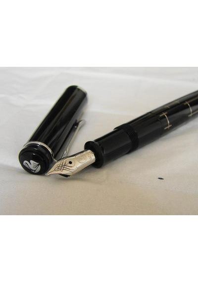 Pelikan M215 Dolma Kalem M Orthogon Gümüş Metal M215-Ogm